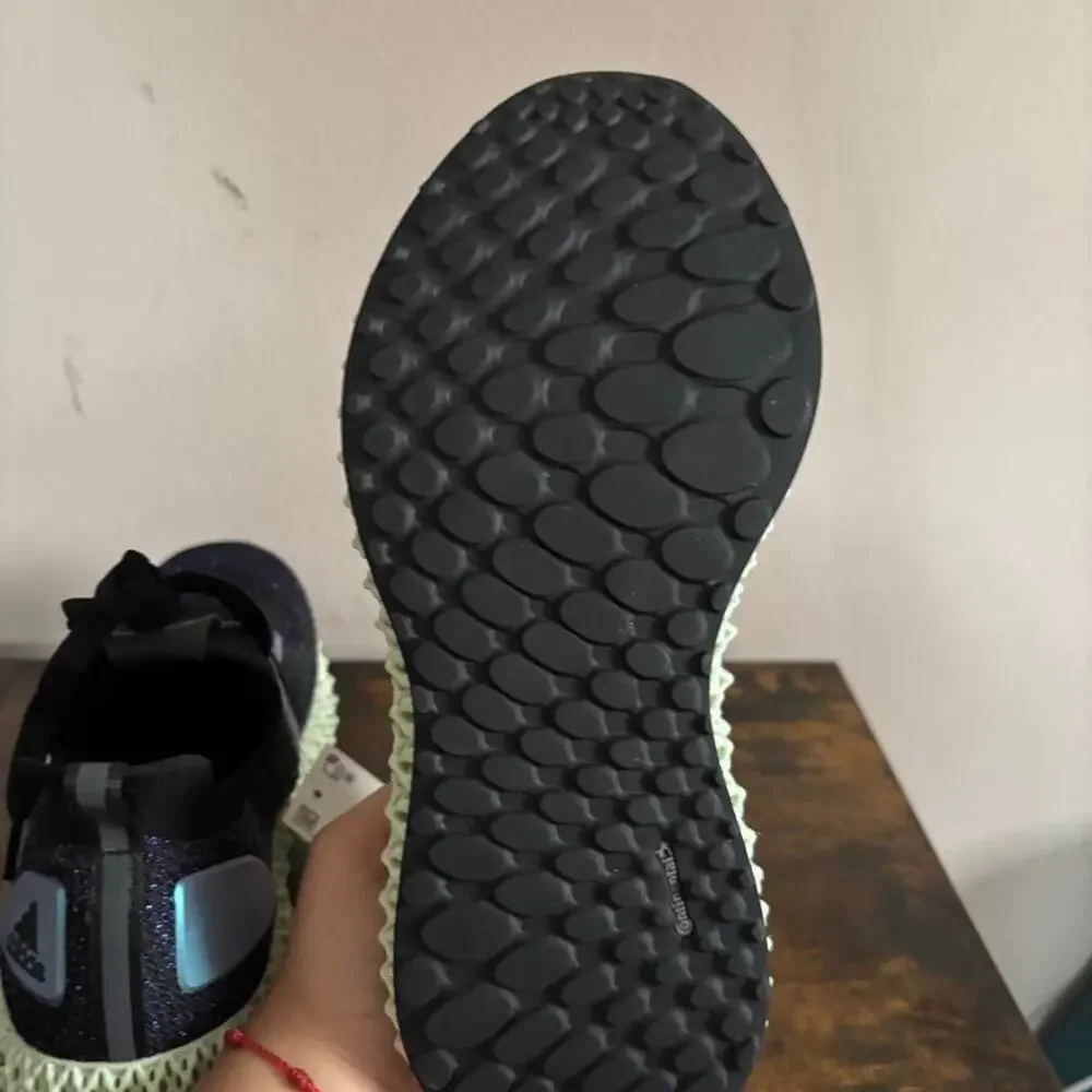 Adidas alphaedge 4d purplebluegreen size